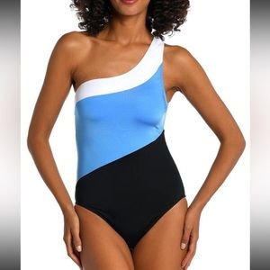 AMAVI1-SHOULDER SWIMSUIT